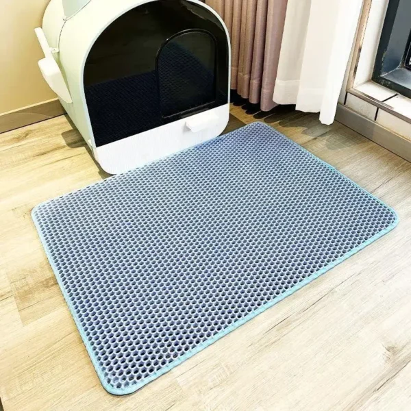 Cat Litter Mat Pet Toilet Waterproof Double Layer Pet Litter Box Mat Nonslip Sand Cat Washable Mat Clean Pad Pet Clean Supplies - Image 3