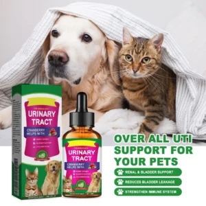 Pet Care Drops specially formulated for cats and dogs To Ease Pain And Discomfort In Cats And Dogs, Pet Care Solution 60ml
