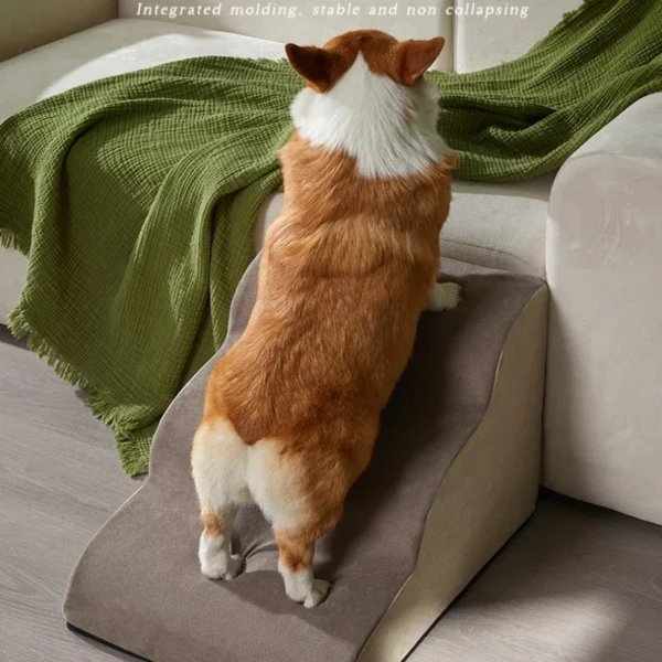 Dog 2/3 Step Stair Memory Foam Pets Sofa Stair Non Slip Removable Stair Dog Bed Ramp Ladder PetsSupplies Dogs Ramp Pet Stairs - Image 3
