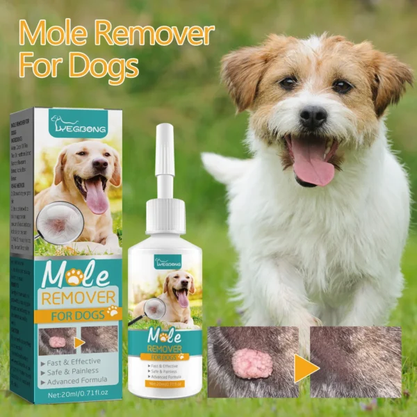 Dog Wart Remover Pet Skin Tag Wart Removal Painless Treatment Against Mole Remove Skin Fleshy Flat Liquid Pet Skin Care Liquid - Image 3