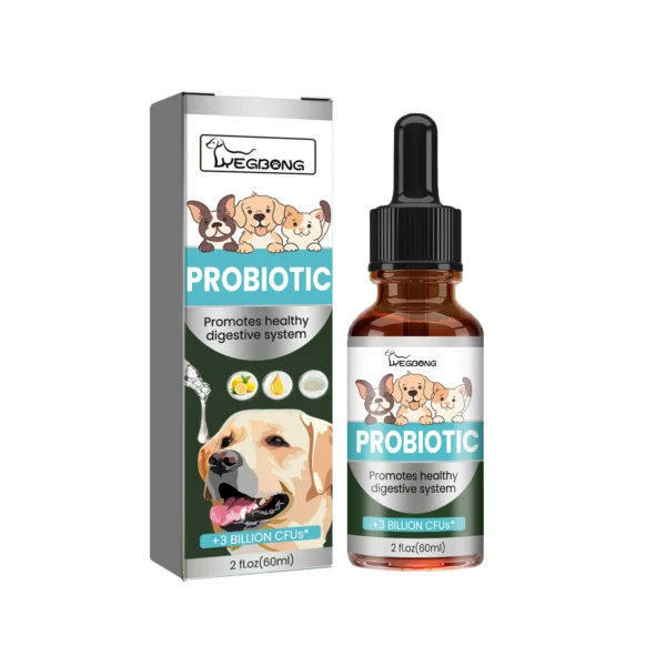 Pet Health Supplements Multi Vitamin Enhance Physical Fitness Protect Dogs Cats Stomach Oral Care Bad Breath Removal Pet Drops - Image 2