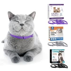 4 Collars / Box Helping Calm Their Collars And Use Good Behavior Imitation Pheromone Technology To Pet Anxiety And Stress Collar