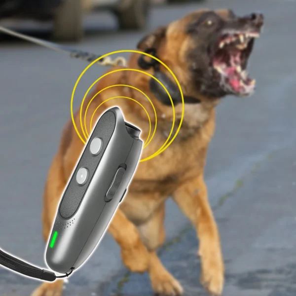 Ultrasonic Dog Repellent, 3 Frequency Modes, USB Rechargeable, Compact & Portable for Behavior Correction