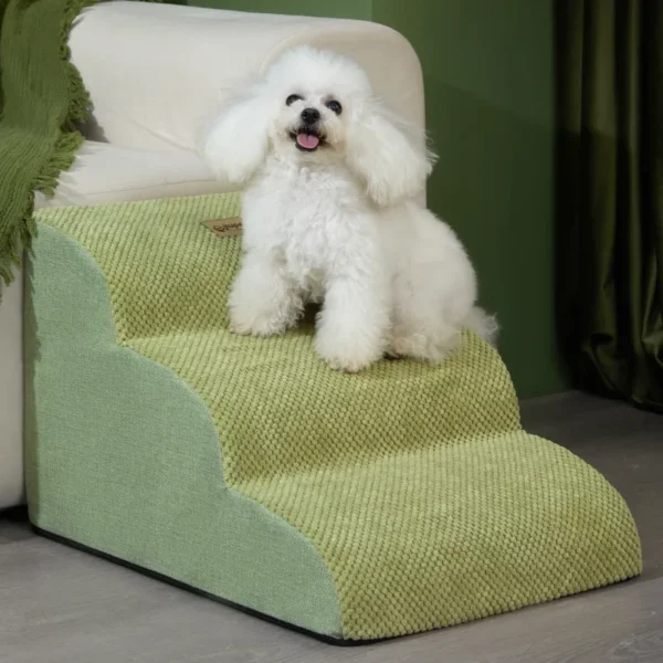 Dog 2/3 Step Stair Memory Foam Pets Sofa Stair Non Slip Removable Stair Dog Bed Ramp Ladder PetsSupplies Dogs Ramp Pet Stairs - Image 4