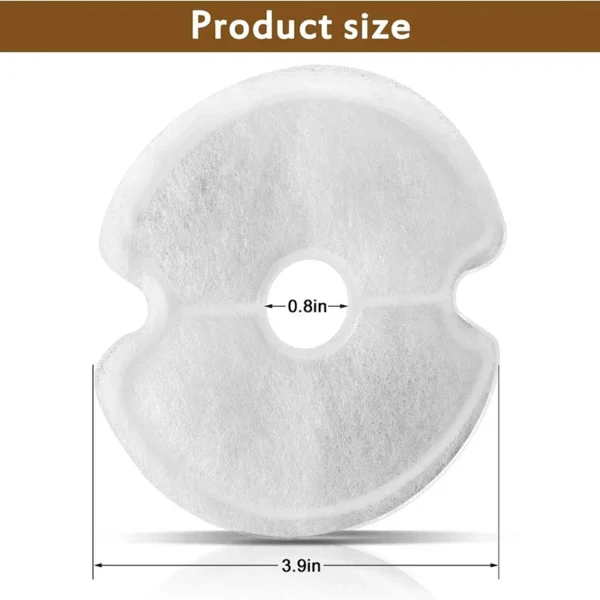 Pet Water Dispenser Filter Activated Carbon Multiple Filtration Replaced Filters 4/8 Packs For Cat Dog Pet Supplies - Image 6