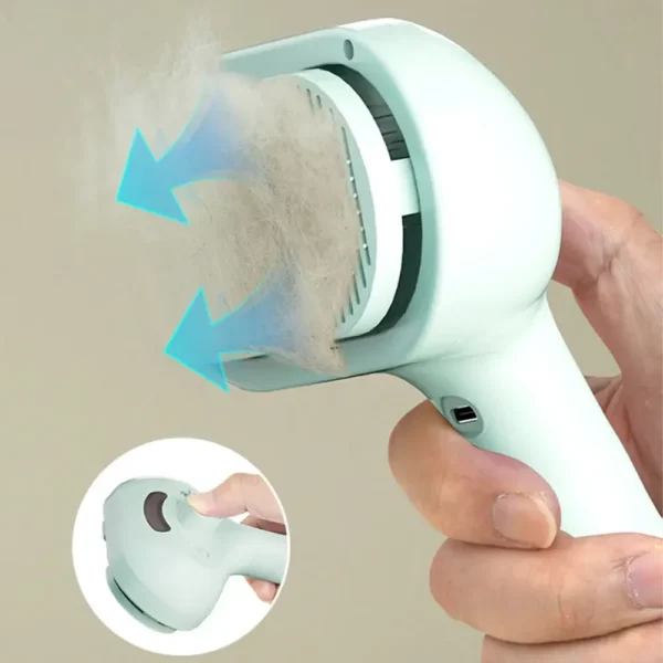 Pet Spray Hair Comb Pet Hair Remover Cleaning Brush Cats Grooming Dog Accessories Tools Dematting Water Mist Humidifier Comb - Image 5