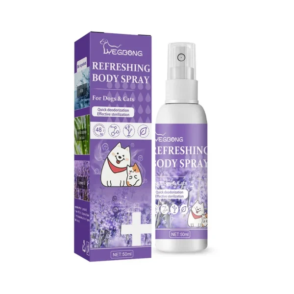 Deodorizing Perfume Remove Odor 50ml Lavender Oil Dog Deodorizer Spray Feces Cleaning Deodorant Pet Supplies for Dogs Cats - Image 5