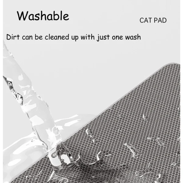 60CMX90CM Cat Litter Mat Waterproof Double Layer Pet Litter Box Mat Pet Toilet Cat Mat Nonslip Sand Cat Washable Mat Pet Clean - Image 6
