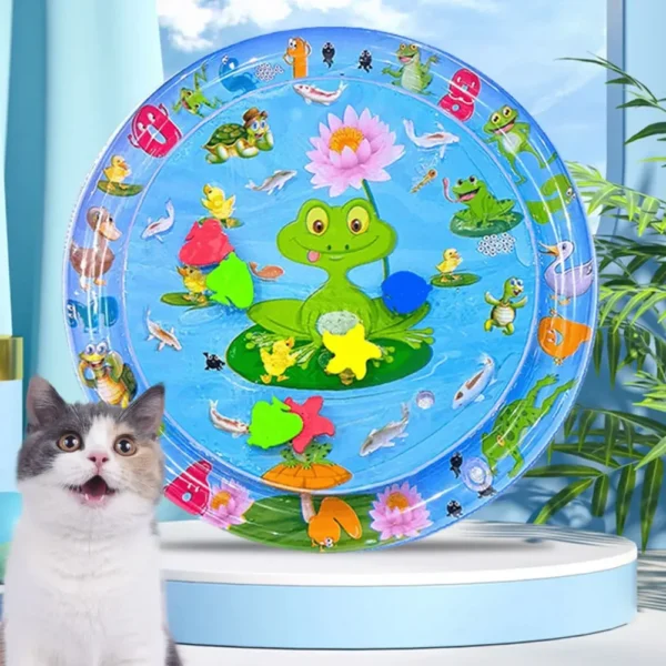 Sensory Water Mat Thickened Sensor Play Water Sensor Cat Mat Pet Supplies Cleaning Cooling Mat Summer Cat Pets Accessories - Image 2