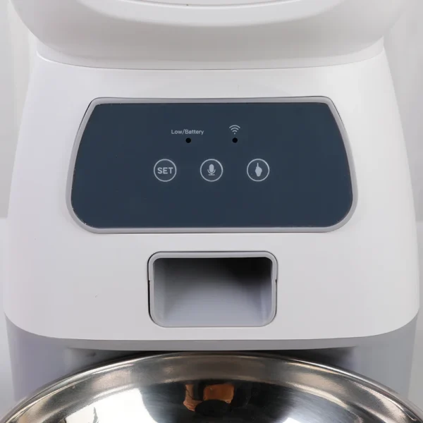 3.5L Automatic Pet Feeder For Cats WiFi Smart Swirl Slow Dog Feeder With Voice Recorder Large Capacity Timing Cat Food Dispenser - Image 3