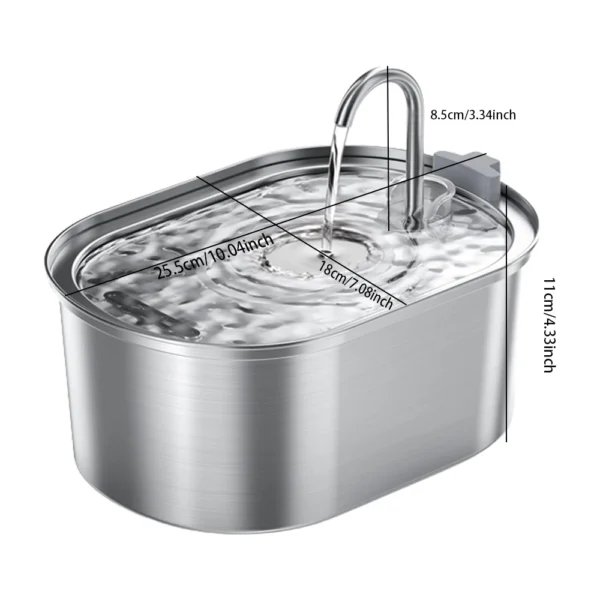 Smart Cat Water Fountain Automatic Drinker For Cats Water Feeder Pet Water Dispenser Drinking Fountain For Cats Dogs - Image 2