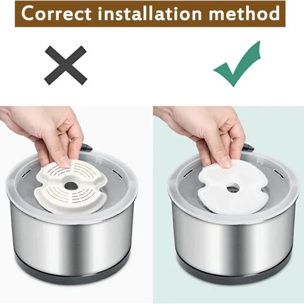 Pet Water Dispenser Filter Activated Carbon Multiple Filtration Replaced Filters 4/8 Packs For Cat Dog Pet Supplies - Image 5