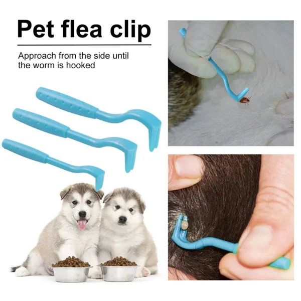 Puppy Tick Clip Practical Kittens Lice Removal Clamp Kitten Mites Extractor Cats Dogs Hair Grooming Care Gadgets