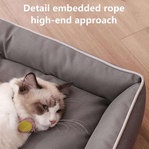 Waterproof Dog Bed 600D Oxford Pet Dogs Beds for All Seasons Thickened PP Cotton Filling Bite-resistant Pet Mat Dog Accessories - Image 3