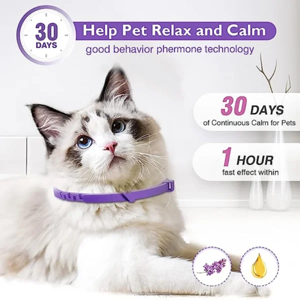 3/4 Pc Dogs Calming Pheromone Collars Pets Relieve Anxiety Adjustable Comfortable Collar For Puppy Kitten Large Dog Accessories - Image 6