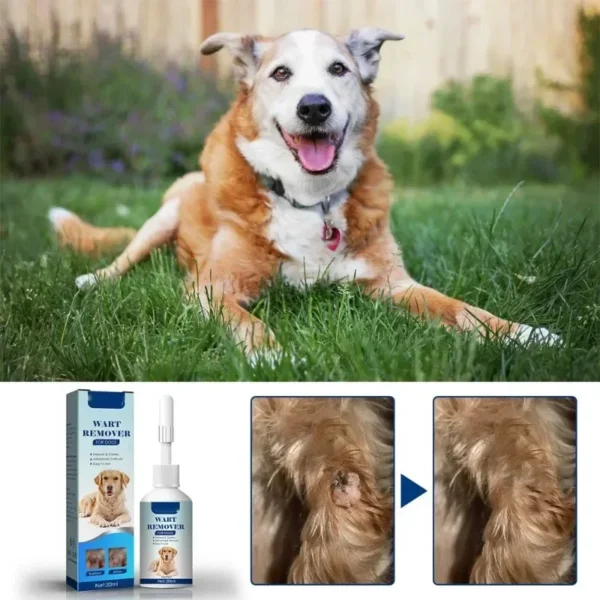 Pet Wart Remover for Dog Cleaning, Removing Granulation Warts, Removing Prickly Monkey Silk, Flat Warts, and Standing Clean - Image 2