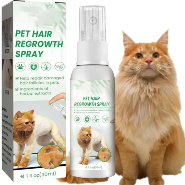 30ml Cat Detangler Spray for Matted Hair Pet Hair Regrowth Spray Cats Comforting Soothing Hair Conditioner Spray Pet Supplies - Image 5