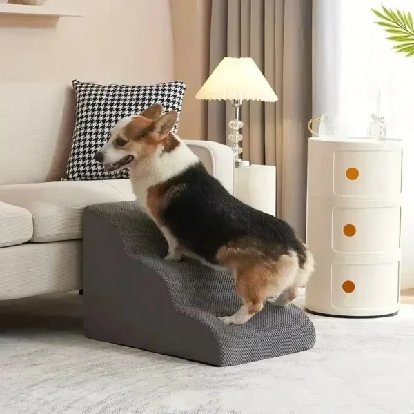 60 *33*30cm Pet Dog Ladder 3 Steps Stairs for Sofa Bed Cat Dog Stairs Ramp Washable Pet Supplies Puppy Ramp 5 Colors - Image 3
