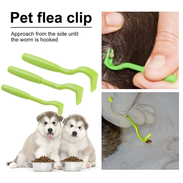 Puppy Tick Clip Practical Kittens Lice Removal Clamp Kitten Mites Extractor Cats Dogs Hair Grooming Care Gadgets - Image 2