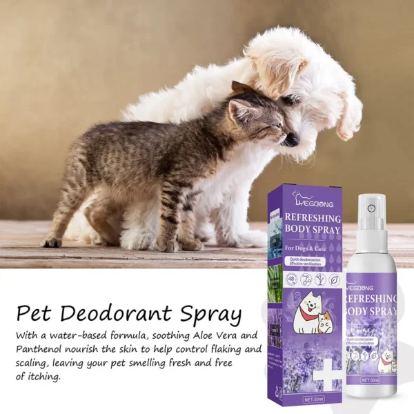 Deodorizing Perfume Remove Odor 50ml Lavender Oil Dog Deodorizer Spray Feces Cleaning Deodorant Pet Supplies for Dogs Cats - Image 3
