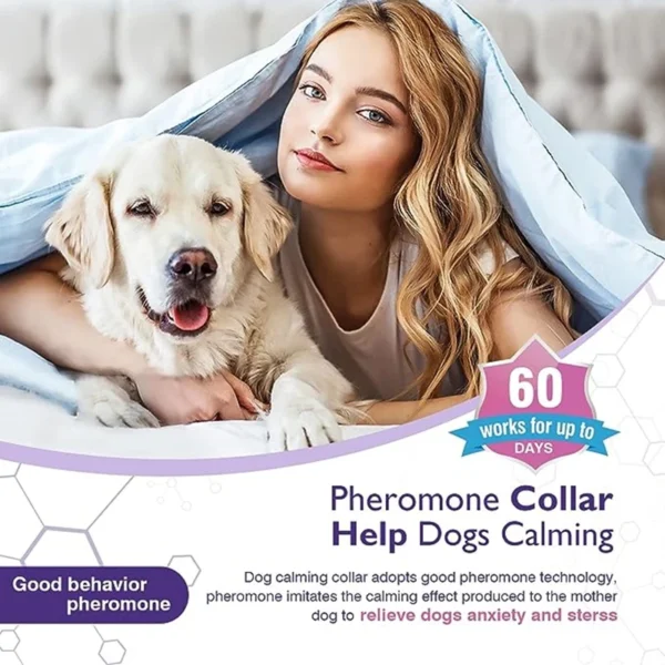 3/4 Pc Dogs Calming Pheromone Collars Pets Relieve Anxiety Adjustable Comfortable Collar For Puppy Kitten Large Dog Accessories - Image 2