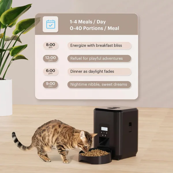 Smart Pet Feeder Automatic Cat Feeder Dog Slow Food Machine With Timed Quantitative Automatic Cat Food Dispenser Cat Dog Bowl - Image 4