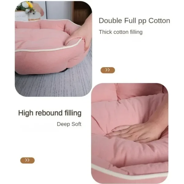Dog Sofa Big Bed Pets Dogs Accessories Small Breeds Accessory Bedding Pet Supplies Cushions Mat Bad Blanket Cushion Fluffy Puppy - Image 4