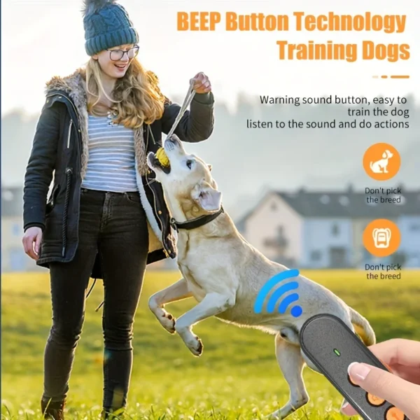 Ultrasonic Bark Preventer, Remote Control Ultrasonic Dog Repeller - Image 6
