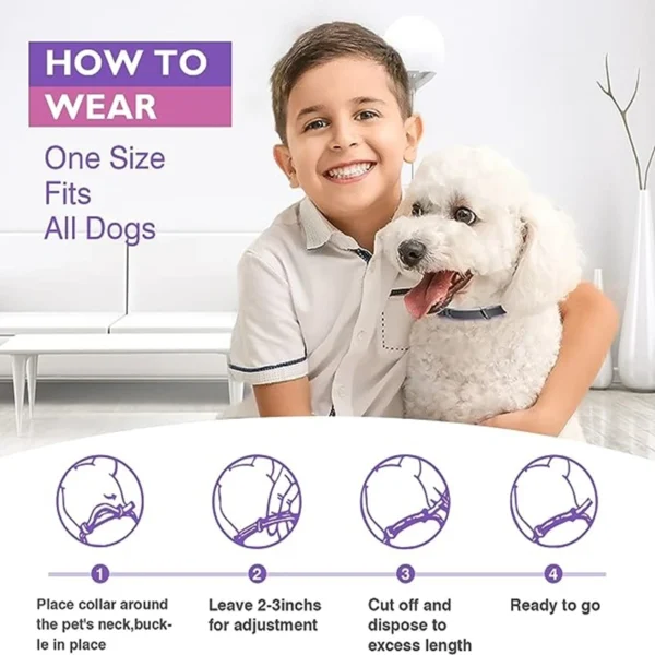 3/4 Pc Dogs Calming Pheromone Collars Pets Relieve Anxiety Adjustable Comfortable Collar For Puppy Kitten Large Dog Accessories - Image 3