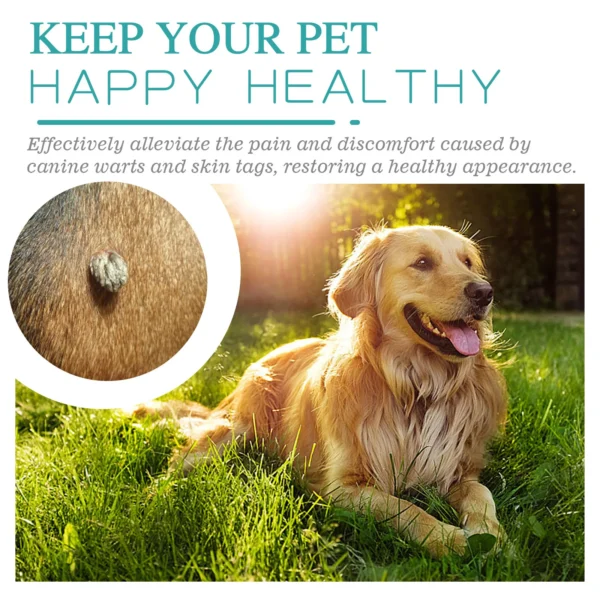 Dog Wart Remover Pet Skin Tag Wart Removal Painless Treatment Against Mole Remove Skin Fleshy Flat Liquid Pet Skin Care Liquid - Image 4
