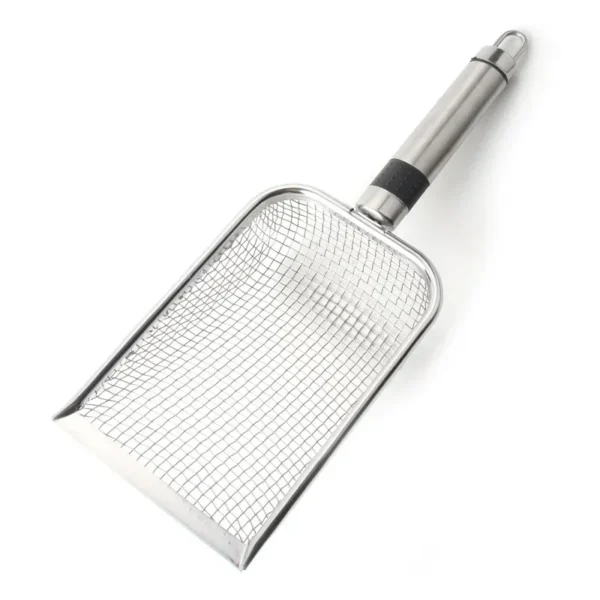 Pet Cat Waste Shovel Long Handle Stainless Steel Metal Shovel Litter Filter Garbage Sand Scoop Pet Cleaning Tool Cat Supplies - Image 6