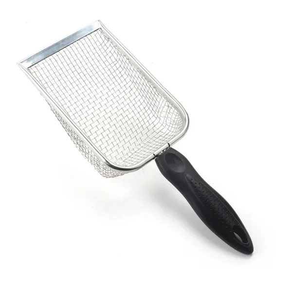 Pet Cat Waste Shovel Long Handle Stainless Steel Metal Shovel Litter Filter Garbage Sand Scoop Pet Cleaning Tool Cat Supplies - Image 3